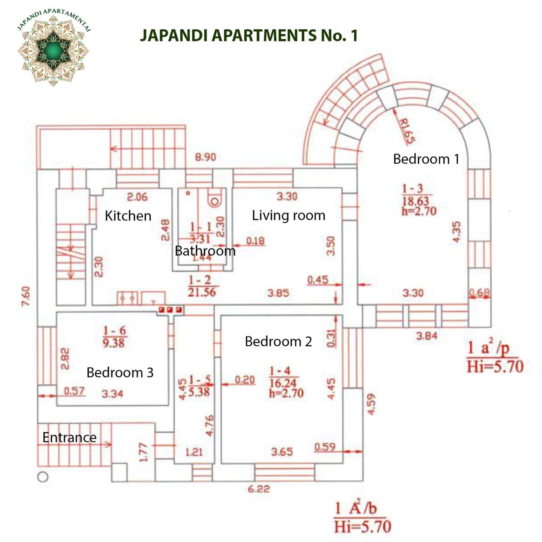 Japandi Apartamentai Kaunas Eksteriør billede